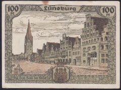 ALMANYA 100 PFENNİNG NOTGELD 1921 ÇİLALTI ÇİL