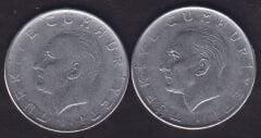1978 Yılı 1 Lira (Ters Düz Takım)