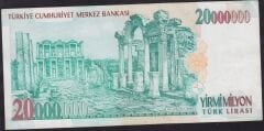 7.Emisyon 20.000.000 Lira C43 617814 Çok Çok Temiz