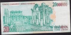 7.Emisyon 20000000 Lira C43 617814 Çok Çok Temiz