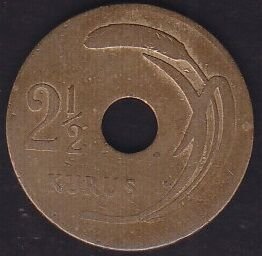 1950 Yılı 2.5 Kuruş