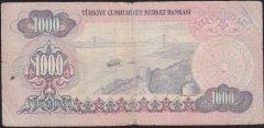 6.Emisyon 2.Tertip 1000 Lira D03 547953 İyi