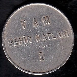 DENİZCİLİK BANKASI TAM ŞEHİR HATLARI I JETONU
