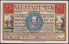 Almanya 75 Pfennig Notgeld 1921 Çil