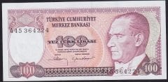 7.EMİSYON 1.TERTİP 100 LİRA A45 364224 ÇÇT ÇİLALTI