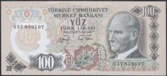 6.EMİSYON 2.TERTİP 100 LİRA G37 859197 ÇİLALTI