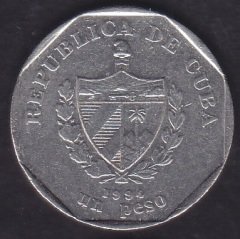 Küba 1 Peso 1994