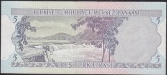 6.EMİSYON 1.TERTİP 5 LİRA F45 013089 ÇÇT ÇİLALTI eski para değerleri