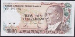 7.EMİSYON 4.TERTİP 5000 LİRA I01 574275 ÇİLALTI ÇİL