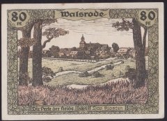 ALMANYA 80 PFENNİNG NOTGELD 1921 ÇİLALTI ÇİL