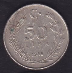 1985 Yılı 50 Lira