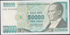7.Emisyon 2.Tertip 50000 Lira L41 718346 Çilaltı Çil