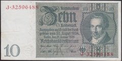 ALMANYA 10 REİCHSMARK 1929 ÇOK TEMİZ +