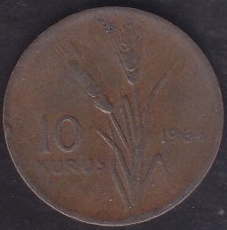 1964 YILI 10 KURUŞ