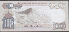 6.EMİSYON 2.TERTİP 100 LİRA F80 162483 ÇİLALTI ÇİL