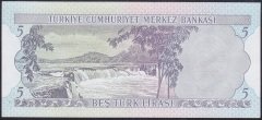 6.EMİSYON 1.TERTİP 5 LİRA F21 106646 ÇİL