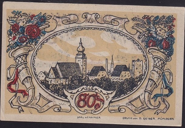 ALMANYA 80 PFENNİNG NOTGELD 1922 ÇİL