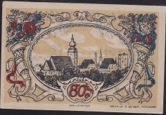 ALMANYA 80 PFENNİNG NOTGELD 1922 ÇİL