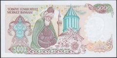 7.Emisyon 2.Tertip 5000 Lira B72 671711 Çil
