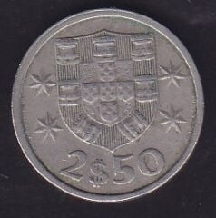 Portekiz 2.5 Escudos 1982