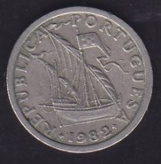 Portekiz 2.5 Escudos 1982