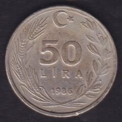 1986 Yılı 50 Lira