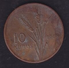 1968 Yılı 10 Kuruş