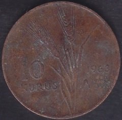 1963 YILI 10 KURUŞ