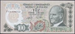6.EMİSYON 2.TERTİP 100 LİRA F73 228712 ÇİLALTI eski para koleksiyon mezat