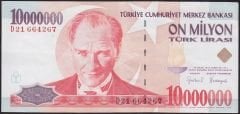 7.Emisyon 10 000 000 Lira D21 664267 Çok Çok Temiz