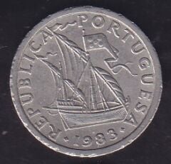 Portekiz 2.5 Escudos 1983