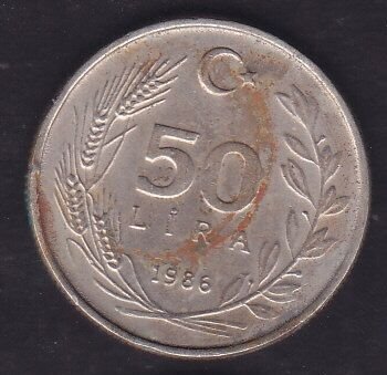 1986 Yılı 50 Lira