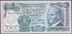 6.Emisyon 2.Tertip 500 Lira N37 331911 Çilaltı Çil