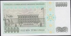 7.Emisyon 2.Tertip 50000 Lira L38 022345 Çilaltı