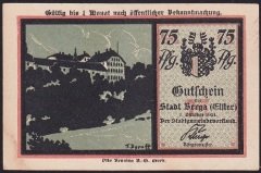 Almanya 75 Pfennig Notgeld 1921 Çilaltı Çil