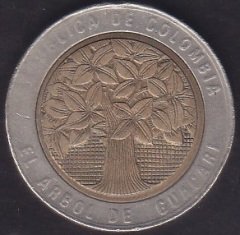 Kolombiya 500 Peso 2004