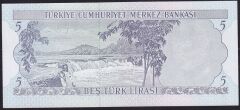 6.Emisyon 2.Tertip 5 Lira K73 292924 Çilaltı Çil