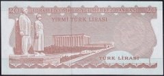 6.Emisyon 3.Tertip 20 Lira F80 043260 Çilaltı