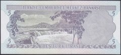 6.EMİSYON 1.TERTİP 5 LİRA E75 453584 ÇİLALTI ÇİL eski kağıt para fiyatları