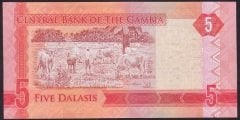 Gambia 5 Dalasis 2015 Çil Pick 31
