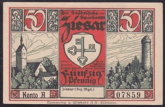 ALMANYA 50 PFENNİNG 1920 ÇİL