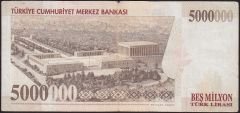 7.Emisyon 5 000 000 Lira K24 768704 Çok Temiz