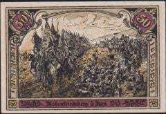 Almanya 50 Pfennig Notgeld 1921 Çil Filigranlı