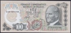 6.EMİSYON 2.TERTİP 100 LİRA G26 047786 ÇÇT ÇİLALTI