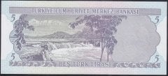 6.EMİSYON 1.TERTİP 5 LİRA E36 333259 ÇİLALTI ÇİL