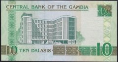Gambia 10 Dalasis 2006 - 2013 Çil Pick26 c