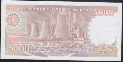 7.EMİSYON 4.TERTİP 5000 LİRA H58 721202 ÇOK TEMİZ