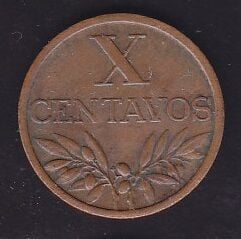 Portekiz 10 Centavos 1965