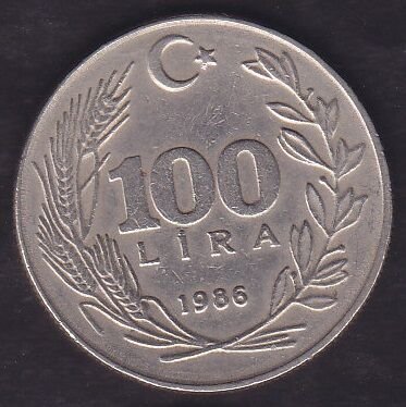1986 Yılı 100 Lira