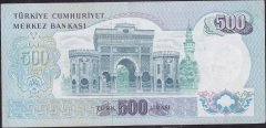 6.Emisyon 2.Tertip 500 Lira N15 184956 Çok Çok Temiz